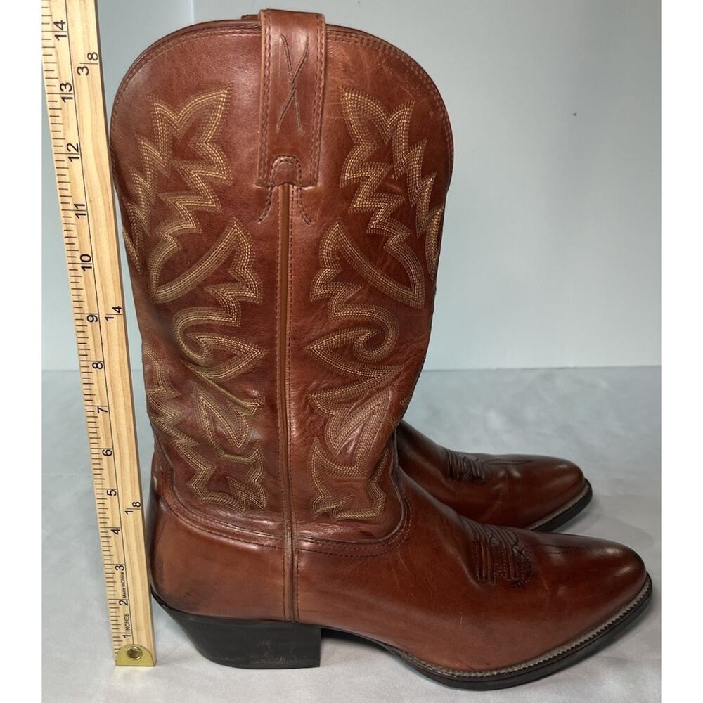 Twisted X Western Brown Cowboy Boots Mens R Toe 14" Tall Size 13EE MWT002